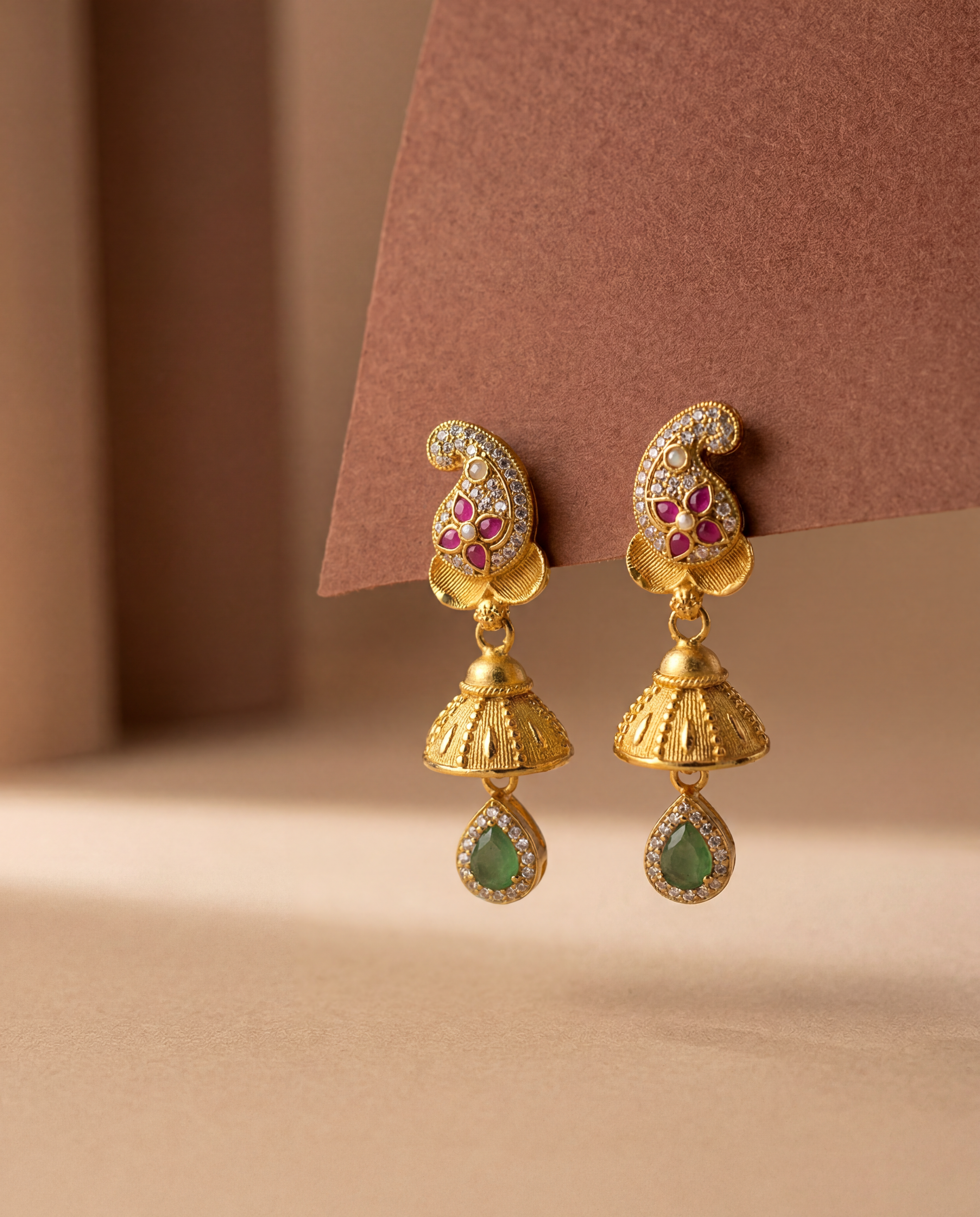 Traditional Gold Earrings